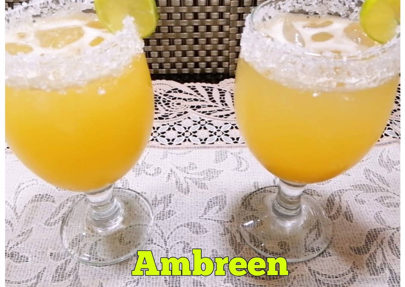 Refreshing homemade peach juice😋
