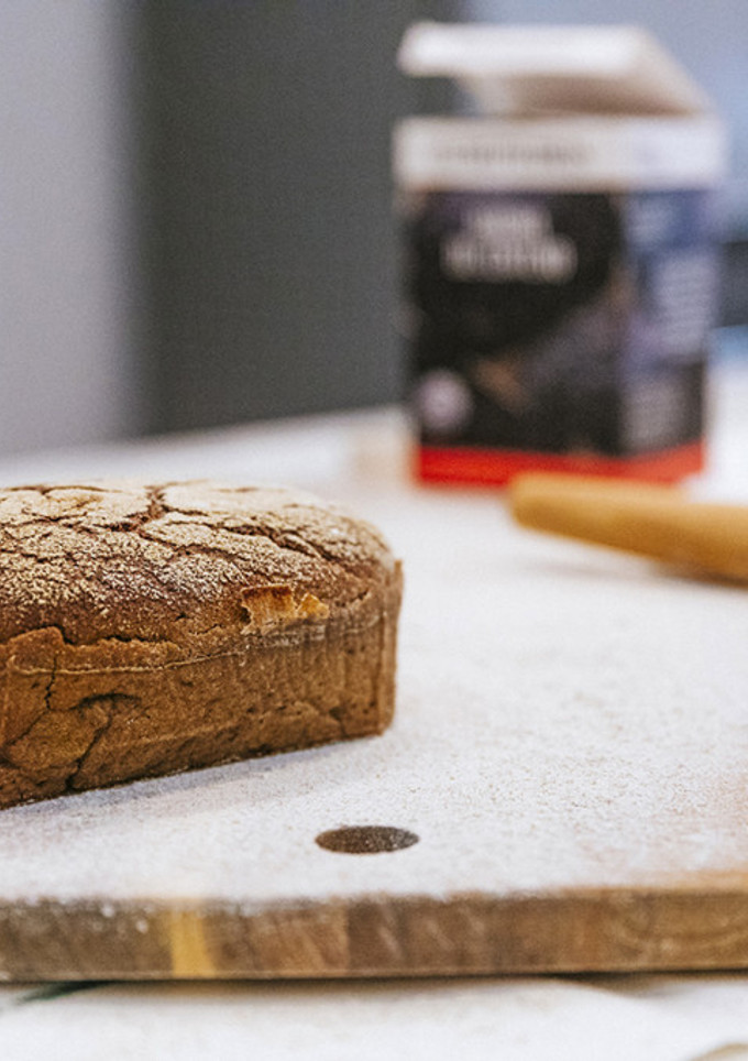 Una foto de Pan de molde de centeno
