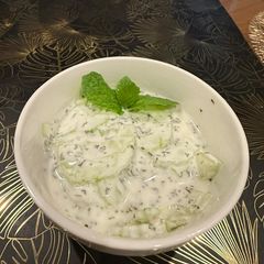 A picture of Quickest Cucumber Raita.