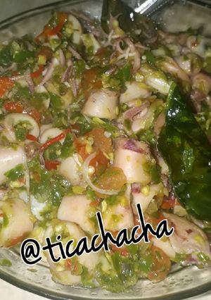 Foto resep Cumi Asin Sambal Ijo