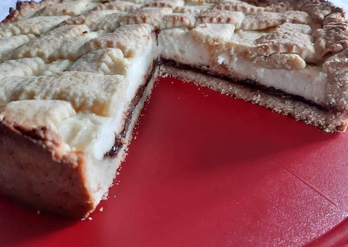 Crostata con ricotta e nutella