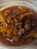 Khatta meetha raw mango pickle