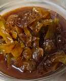 Khatta meetha raw mango pickle
