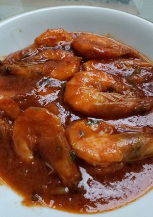 Foto resep Udang Saus Padang