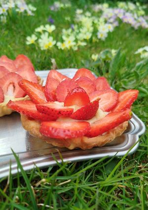 Une photo de Tartelettes aux fraises