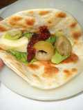 Tacos con discos de empanadas