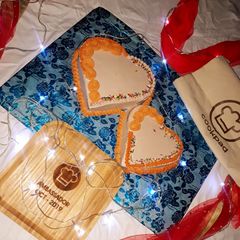 A picture of Double Heart cake.