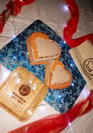 A picture of Double Heart cake.