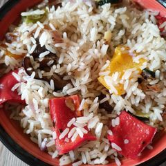 A picture of Vegetable rice.