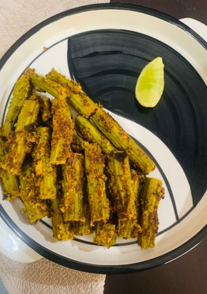 A picture of Drumstick mustard fry.