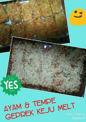 Foto resep Ayam & Tempe Geprek Keju Melt