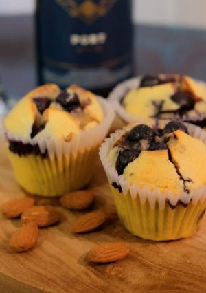 Foto resep Almond blueberry (6)muffins