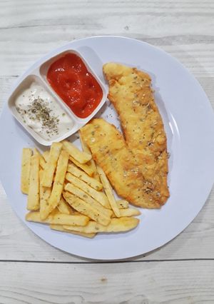 Foto resep Fish and chips homemade