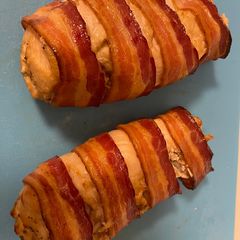 A picture of Bacon Wrapped Stuffed Chicken.