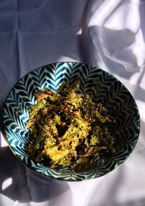 Hình của món Kale chip - BLW.
