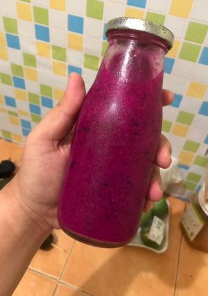 Foto resep Jus Sehat Buah naga pear yakult