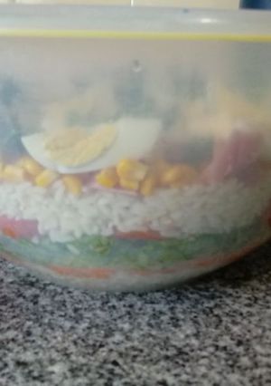 Una foto de Ensalada arcoiris