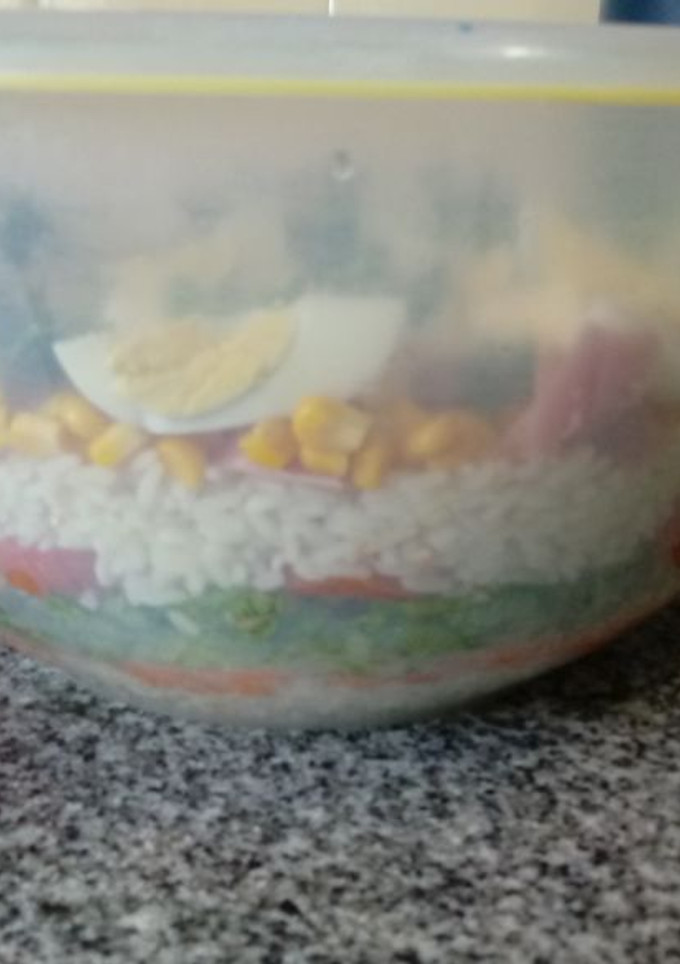 Una foto de Ensalada arcoiris