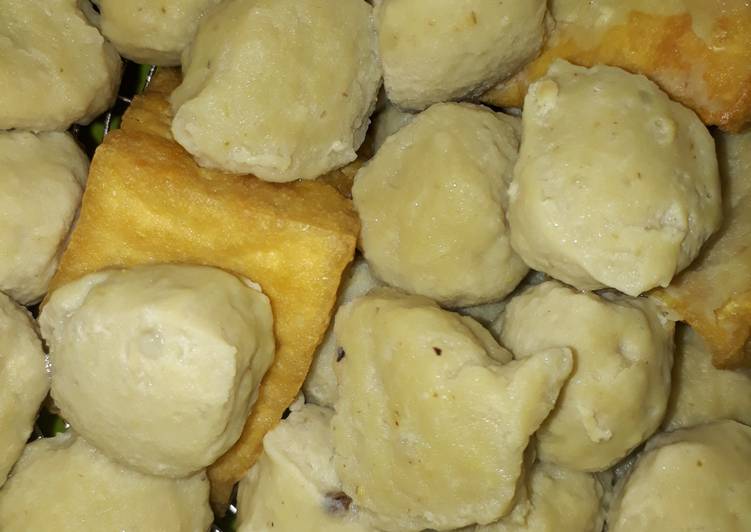 Bahan memasak BAKSO Ikan Tuna yang Enak Banget