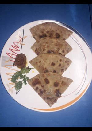 A picture of Soya bean ka paratha.