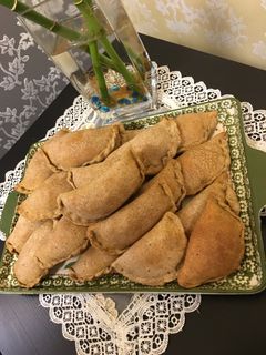 صورة لوصفة سمبوسك اللحم بالعجينه البر