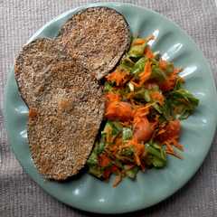 A picture of Milanesas de berenjenas.