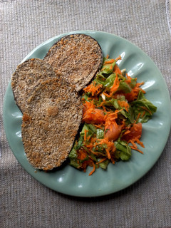 Una foto de Milanesas de berenjenas