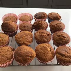 A picture of Sticky Toffee Banoffee Muffins.