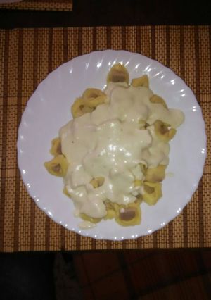 Una foto de Tortellini a los cuatro quesos