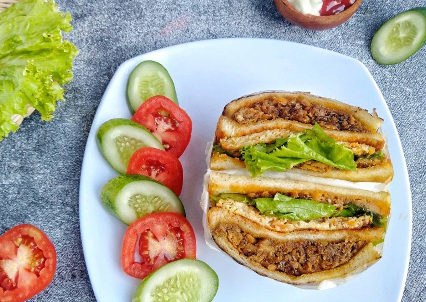 107. Sandwich Ikan Bakar Kecap