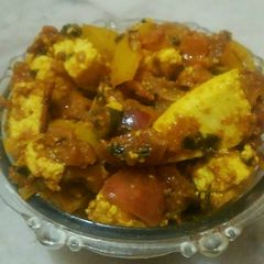 A picture of Kadahi paneer.