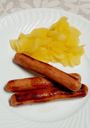 Una foto de Guarnición de manzana (al microondas)