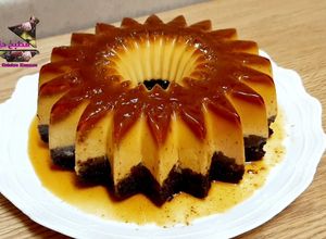 صورة لوصفة كيكة الكريم كراميل (قدرة قادر)