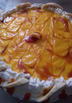صورة لوصفة كيكة الكريمة شانتيه والليمون
