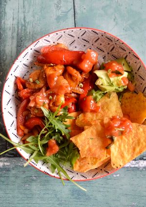 A picture of Prawn Fajita Bowls.