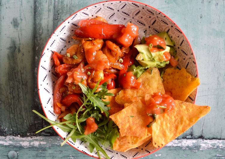 Prawn Fajita Bowls