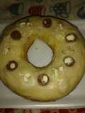 Rosca de pascua relleno con dulce de batata