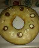 Rosca de pascua relleno con dulce de batata