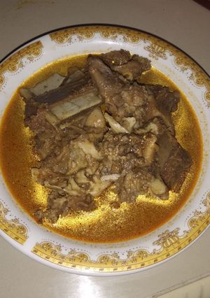 Foto resep Tulang Gulai bumbu kari