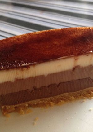 Una foto de Tarta de 3 chocolates