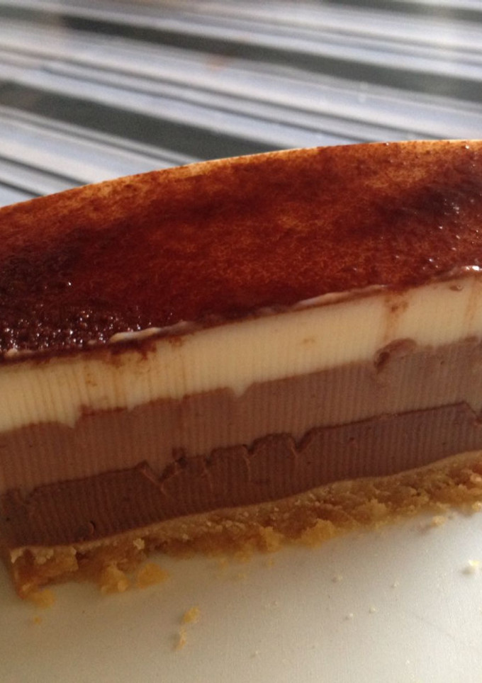 Una foto de Tarta de 3 chocolates