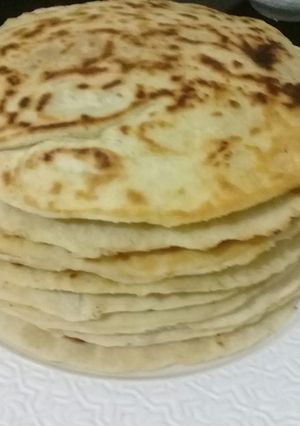 صورة لوصفة فطائر المقلاة بدون اختمار