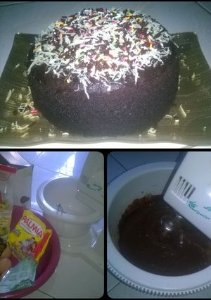 Foto resep Brownis kukus lembut