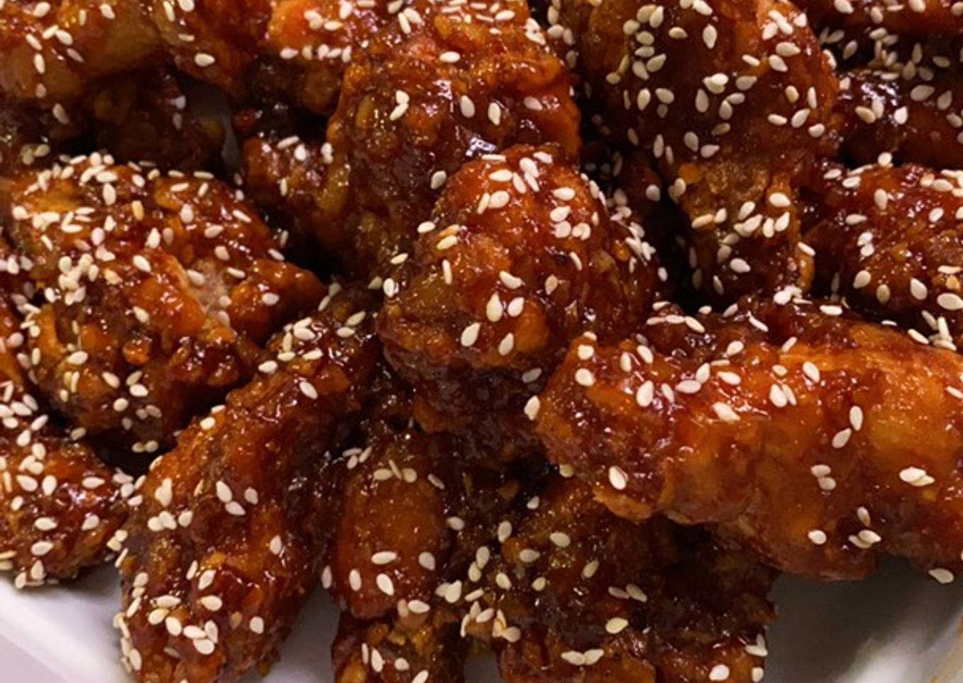 Ayam goreng ala korea 🥰🥰