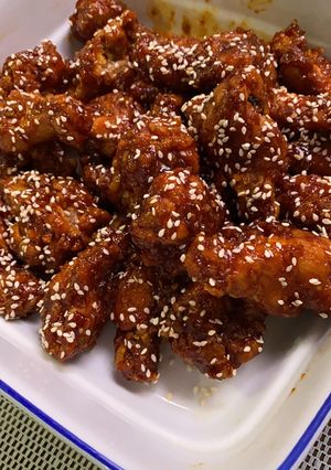 Foto resep Ayam goreng ala korea 🥰🥰