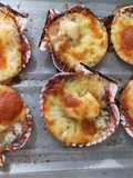 Conchitas a la parmesana