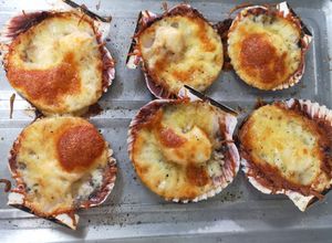 Una foto de Conchitas a la parmesana