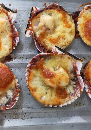Una foto de Conchitas a la parmesana