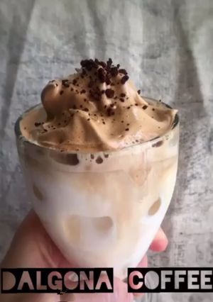 Foto resep Dalgona coffe
