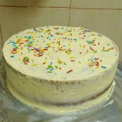 A picture of Lemon cake with blueberry filling #festival contest#Mombasa#.